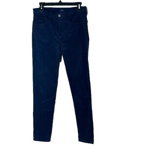 J Crew High-rise skinny cord Size 28 Navy Blue